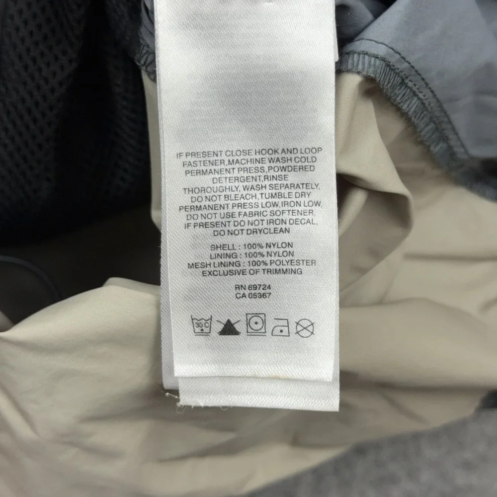 Columbia Jacket Men XL Tan Gray Omni Shield Windbreaker Hiking Rain Coat Outdoor